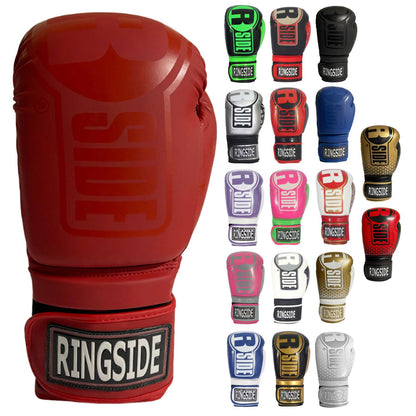 Ringside Apex Bag Gloves IMF-Tech Boxing Gloves with Secure Wrist Support Synthetic Boxing Gloves for Men and Women Red L/XL
