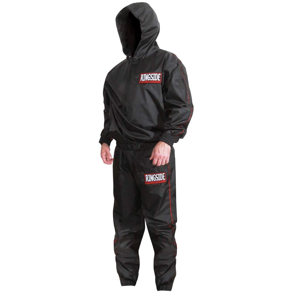 Ringside unisex adult Hooded sauna suit Black Medium US