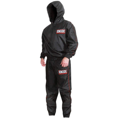 Ringside unisex adult Hooded sauna suit Black Medium US